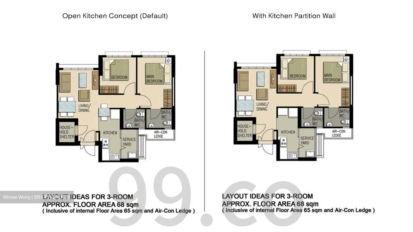Blk 182A Marsiling Greenview (Woodlands), HDB 2 Rooms #588656071